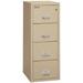 FireKing Fireproof 4-Drawer Vertical File Cabinet Metal/Steel in White | 52.75 H x 17.75 W x 25.06 D in | Wayfair 4-1825-C (parchment)