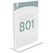 Deflect-O Corporation Stand-Up Double-Sided Sign Holder Plastic | 4 H x 9 W x 11.25 D in | Wayfair DEF590801