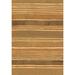 Beige Rectangle 6'7" x 9'6" Area Rug - Loon Peak® Hillegierd Stripe Area Rug 79.0 x 0.43 D | Wayfair 0845546029364