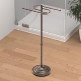 Gatco Free Standing Towel Holder | Floor Standing Towel Rack Metal in Brown | 38 H x 10 D in | Wayfair 1508