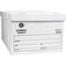 Business Source Storage Box, Lift Off Lid, Legal, 12-Pack Corrugated in White | 15 H x 24 W x 10 D in | Wayfair BSN26753