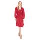 TRENDYOL Damen Trendyol Woman Mini Shirt Dress Peter Pan Collar Woven Dress Kleid, Rot, 38 EU