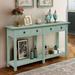 Entryway Table Side Tables w/Drawer and Bottom Shelf Cabinets