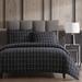 HiEnd Accents Windowpane Plaid Modern Rustic Duvet Cover Set, 3PC