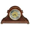 Howard Miller® Grant Chiming Quartz Mantel Traditional Analog Kieninger Tabletop Clock in Dark Wood in Brown | 11 H x 18 W x 6.5 D in | Wayfair