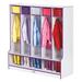 Jonti-Craft Rainbow Accents® 3 - Tier 5 - Section 48" Wide Locker Wood in Indigo | 50.5 H x 48 W x 17.5 D in | Wayfair 0468JCWW004