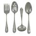 Ginkgo Classic English 45 Piece 18/10 Stainless Steel Flatware Set, Service for 8 Stainless Steel in Gray | Wayfair 07991420451
