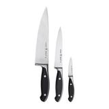 Henckels Forged Synergy 3-piece Starter Knife Set Stainless Steel in Black/Gray | Wayfair 16021-000