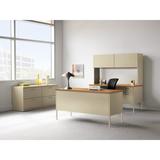 HON Double Pedestal Writing Desk Wood/Metal in Brown | 29.5 H x 60 W x 30 D in | Wayfair P3262CL