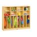 Jonti-Craft® 8 Section Preschool Cubby Locker Wood in Brown/Yellow | 50.5 H x 50.5 W x 15 D in | Wayfair 2685JC