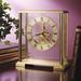 Howard Miller® Fairview Quartz Table Clock Metal in Yellow | 8 H x 7.25 W x 3 D in | Wayfair 645622