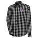 Men's Antigua Black Sacramento Kings Carry Long Sleeve Button-Up Shirt