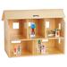 Jonti-Craft® Dollhouse Wood in Brown | 20.5 H x 15.5 W x 28.5 D in | Wayfair 0731JC