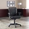 Lorell 86000 Series Managerial Mid-Back Mesh Task Chair Upholstered/Mesh, Nylon in Gray | 35 H in | Wayfair 86201