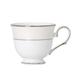 Lenox Opal Innocence Stripe 6 oz. Teacup Porcelain/Ceramic in White | Wayfair 806503