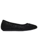 Skechers Women's Cleo 2.0 - Glitzy Daze Flats | Size 6.0 | Black | Textile/Synthetic | Vegan