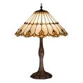 Meyda Lighting Nouveau Cone 28.5" Table Lamp Glass/Metal in Brown/Gray | 28.5 H x 20 W x 20 D in | Wayfair 17582