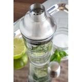 Outset Cocktail Shaker Stainless Steel/Glass in Gray | 7.75 H x 3.75 W x 3.75 D in | Wayfair B327