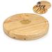 TOSCANA™ NCAA Circo Engraved Circulor Cutting Cheese Tray Wood in Brown | Wayfair 854-00-505-393-0