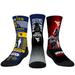 Youth Rock Em Socks Darth Vader & Stormtrooper West Virginia Mountaineers Star Wars Three-Pack Crew Set