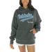 Women's Gameday Couture Black North Carolina Tar Heels Fierce Force Leopard Print Pullover Hoodie