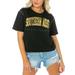 Women's Gameday Couture Black Southern Miss Golden Eagles After Party Cropped T-Shirt