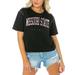 Women's Gameday Couture Black Missouri State University Bears After Party Cropped T-Shirt