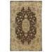 White 30 x 0.5 in Area Rug - Continental Rug Company Royal Court Oriental Handmade Tufted /Silk Brown/Beige Area Rug Silk/ | 30 W x 0.5 D in | Wayfair