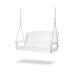 POLYWOOD® Nautical 48" Swing Plastic in White | 24.5 H x 51.75 W x 25 D in | Wayfair NS48WH