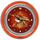 Trademark Global Budweiser 14&quot; A &amp; Eagle Wall Clock Metal in Red | 14 H x 14 W x 3 D in | Wayfair AB1400-AE