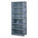 Tennsco Corp. Q Line Closed 5 Shelving Unit Wire/Metal in Gray/White | 87 H x 36 W x 12 D in | Wayfair QC5-3612A -53