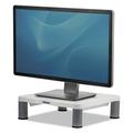 Fellowes Mfg. Co. Height-Adjust Standard Monitor Riser Plastic in Gray | 13.75 H x 13.75 W x 2.94 D in | Wayfair FEL91712