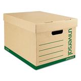 Universal® Recycled Record Storage Box, 12/Carton Corrugated in Brown | 28.06 H x 5.31 W x 23.31 D in | Wayfair UNV28223