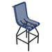 UltraPlay Franco 30" Patio Bar Stool Metal in Blue | 46 H x 20 W x 24 D in | Wayfair PB956-PB