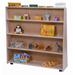 Wood Designs Double Sided Book Display 50"H Wood in Brown/Gray/White | 48 H x 48 W x 15 D in | Wayfair 14300