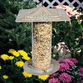 Whitehall Products Dragonfly Tube Bird Feeder Metal in Green | 14.5 H x 9.5 W x 9.5 D in | Wayfair 30507