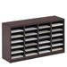 Safco Products Company E-Z Sort® Literature Organizer Wood in Brown | 23 H x 40 W x 11.75 D in | Wayfair 9311MH