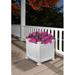 Vita Vinyl Planter Box Plastic in White | 15.75 H x 16 W x 16 D in | Wayfair VA68212