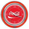 Trademark Global Coca Cola 14.5" Wall Clock Metal in Red | 14.5 H x 14.5 W x 3 D in | Wayfair Coke-1400-DR