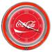 Trademark Global Coca Cola 14.5" Wall Clock Metal in Red | 14.5 H x 14.5 W x 3 D in | Wayfair Coke-1400-DR