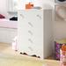 South Shore Crystal 5 Drawer Chest Wood in White | 42.75 H x 30 W x 19.5 D in | Wayfair 3550035