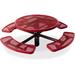 UltraPlay Laurie Outdoor Picnic Table Metal in Red | 82 W in | Wayfair PR338S-RDPR