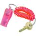 Baumgartens Wrist Coil Key Chain, Translucent Assorted | 0.7 H x 3.4 W x 5 D in | Wayfair KC7000