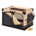 Precision Pet Products Pet Soft-Sided Crate Polyester in Brown | 27 H x 28 W x 42 D in | Wayfair 7035015