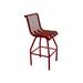 UltraPlay Franco 30" Patio Bar Stool Metal in Blue/Black | 46 H x 20 W x 24 D in | Wayfair PBK956-VB