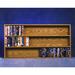 Wood Shed 300 Series 120 VHS Multimedia Wall Mounted Media Storage Wood in Brown | 52 H x 28.5 W x 5.5 D in | Wayfair 308 VHS / Clear