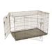 Precision Pet Products ProValu Two-Door Dog Crate in Black Metal in White | 25 H x 23 W x 36 D in | Wayfair 7011274