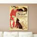 Trademark Fine Art "Clinique Cheron" by Theophile A. Steinlen Vintage Advertisement on Wrapped Canvas in Brown/Red | 24 H x 18 W x 2 D in | Wayfair