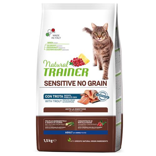1,5kg Natural Trainer Cat No Grain Forelle Katzenfutter trocken