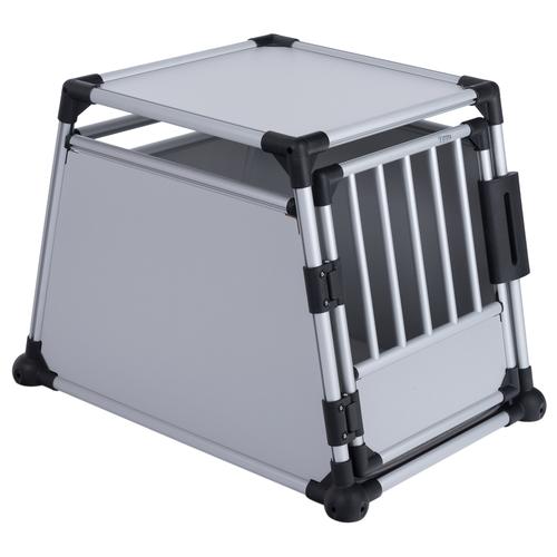 Trixie Hundetransportbox Aluminium Größe M-L, B63 x T90 x H65cm